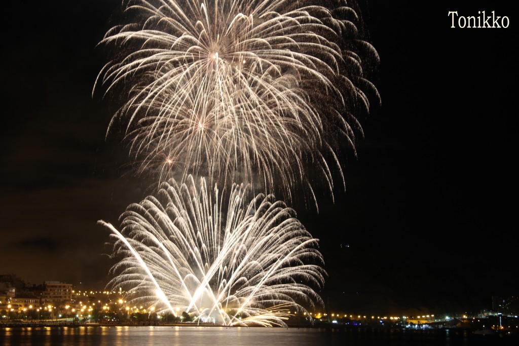 Fuegos en Alicante